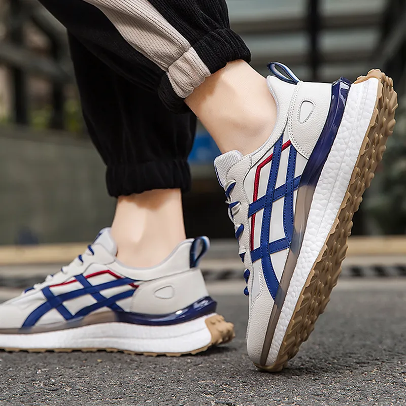 CEDAR HAN Breathable Height Increase Low Top Casual Shoes Unisex-3
