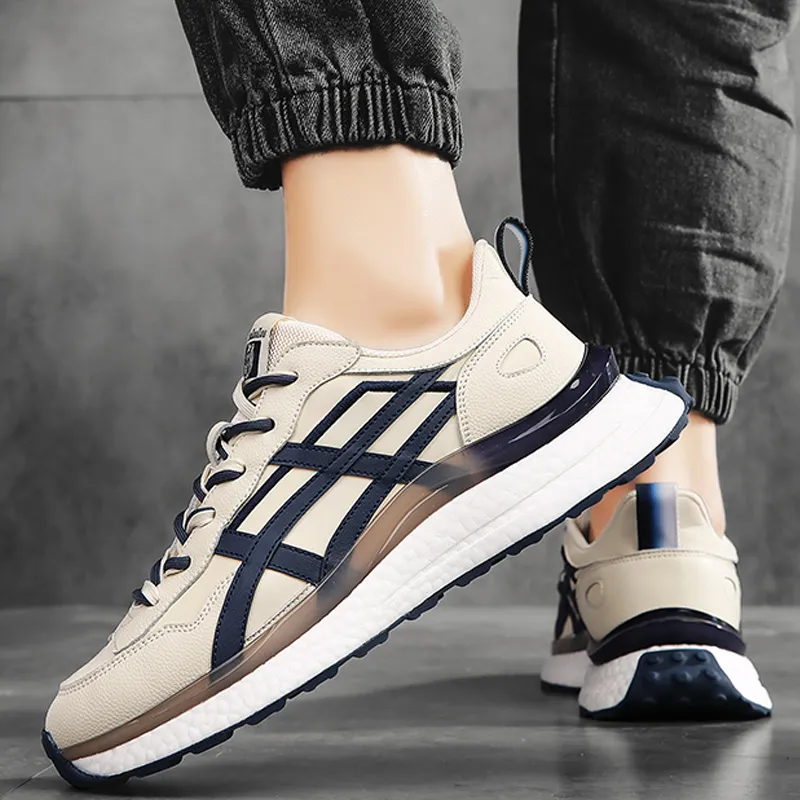 CEDAR HAN Breathable Height Increase Low Top Casual Shoes Unisex-10