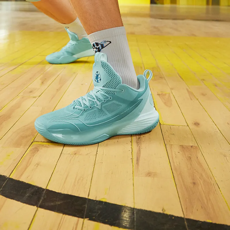 361° ONE MOTION Wave Series Basketball Shoes Men Low Top Aquatic Blue/Sheer Blue-11