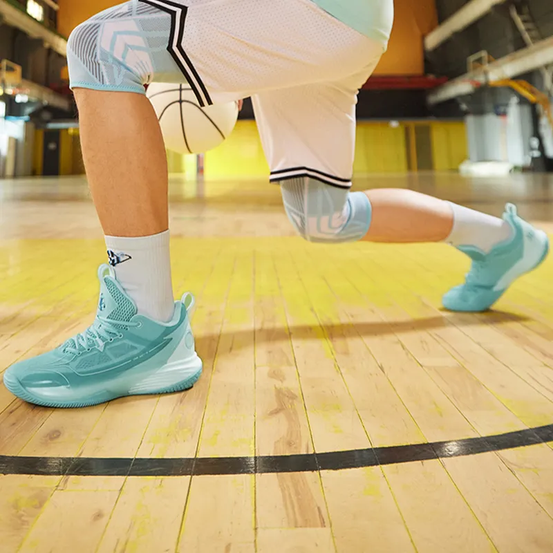 361° ONE MOTION Wave Series Basketball Shoes Men Low Top Aquatic Blue/Sheer Blue-12