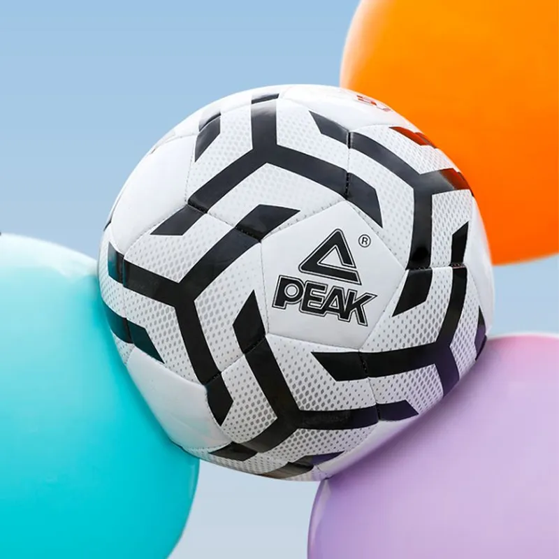 PEAK Size 5 Soccer PVC Machine Stitched Soccer Ball Unisex-8