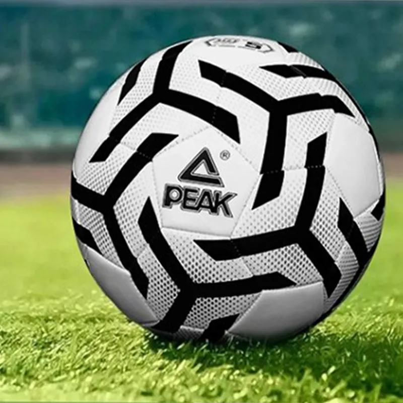 PEAK Size 5 Soccer PVC Machine Stitched Soccer Ball Unisex-9