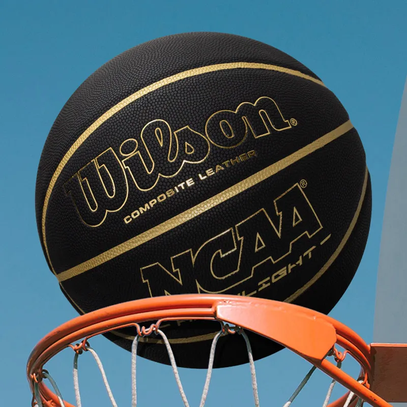Wilson NCAA Collection WTB067519IB07CN PU Basketball Black Size 7 Training Unisex-8