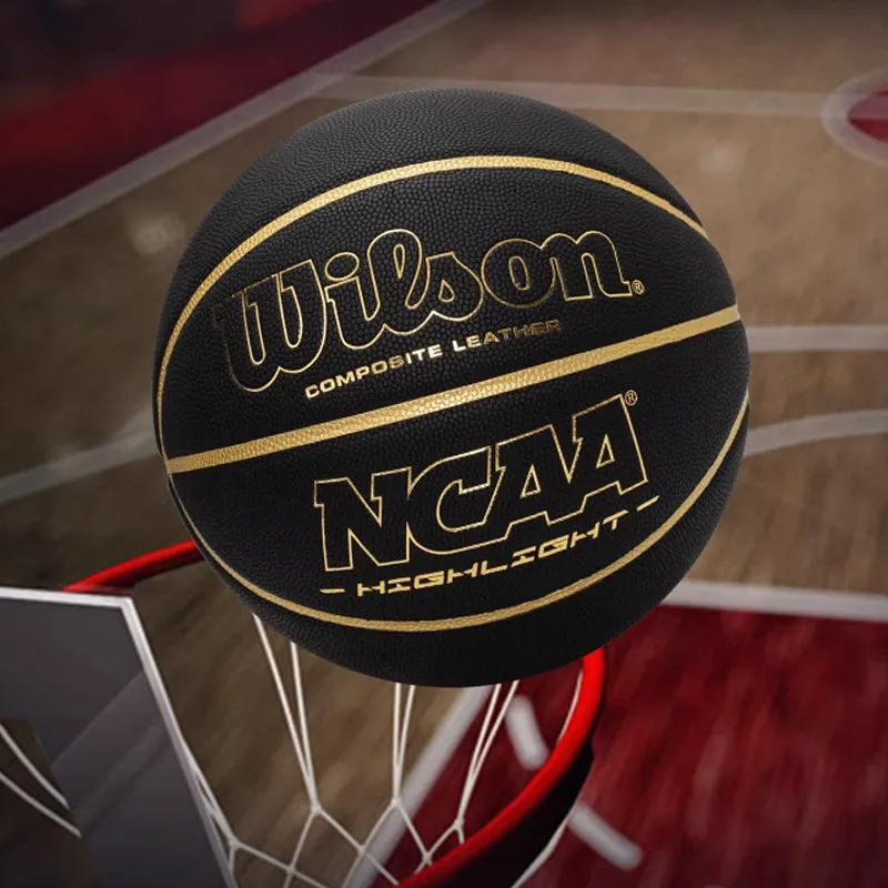 Wilson NCAA Collection WTB067519IB07CN PU Basketball Black Size 7 Training Unisex-7