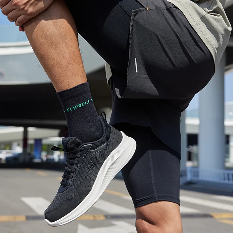 361° Blade 2.0 Slip Resistant And Breathable Low Top Running Shoes Men's Obsidian Black/Feather White-8