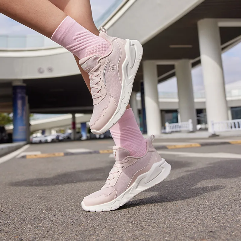 361° Blade 2.0 Cushioning, Slip Resistant, And Abrasion Resistant Low Top Running Shoes Women's Pink White-7