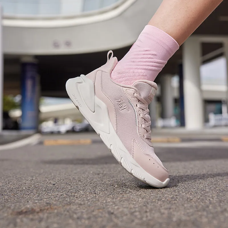 361° Blade 2.0 Cushioning, Slip Resistant, And Abrasion Resistant Low Top Running Shoes Women's Pink White-8