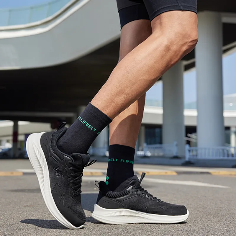 361° Blade 2.0 Slip Resistant And Breathable Low Top Running Shoes Men's Obsidian Black/Feather White-7