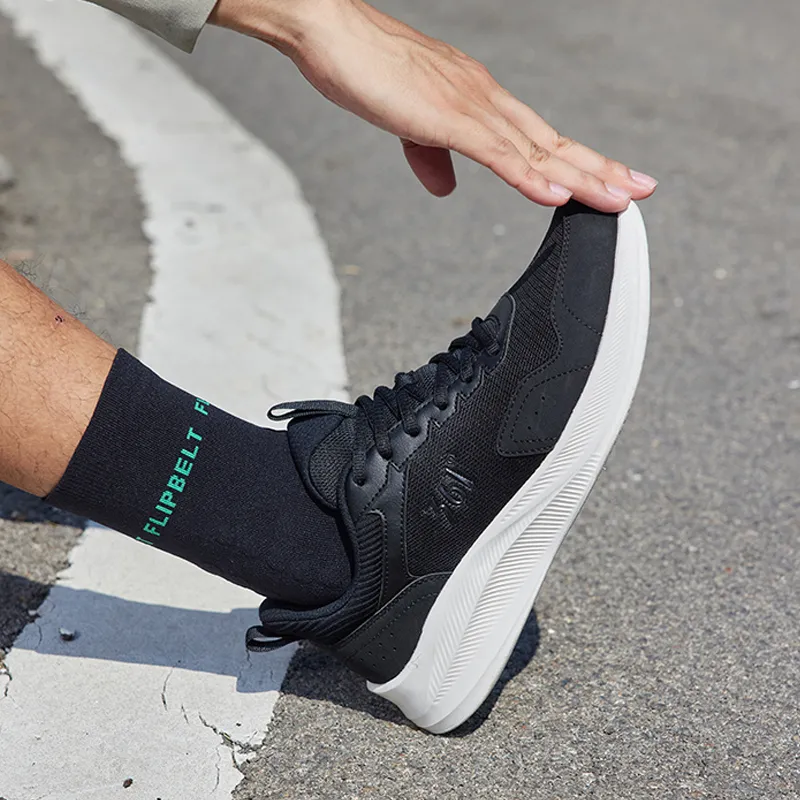 361° Blade 2.0 Slip Resistant And Breathable Low Top Running Shoes Men's Obsidian Black/Feather White-10