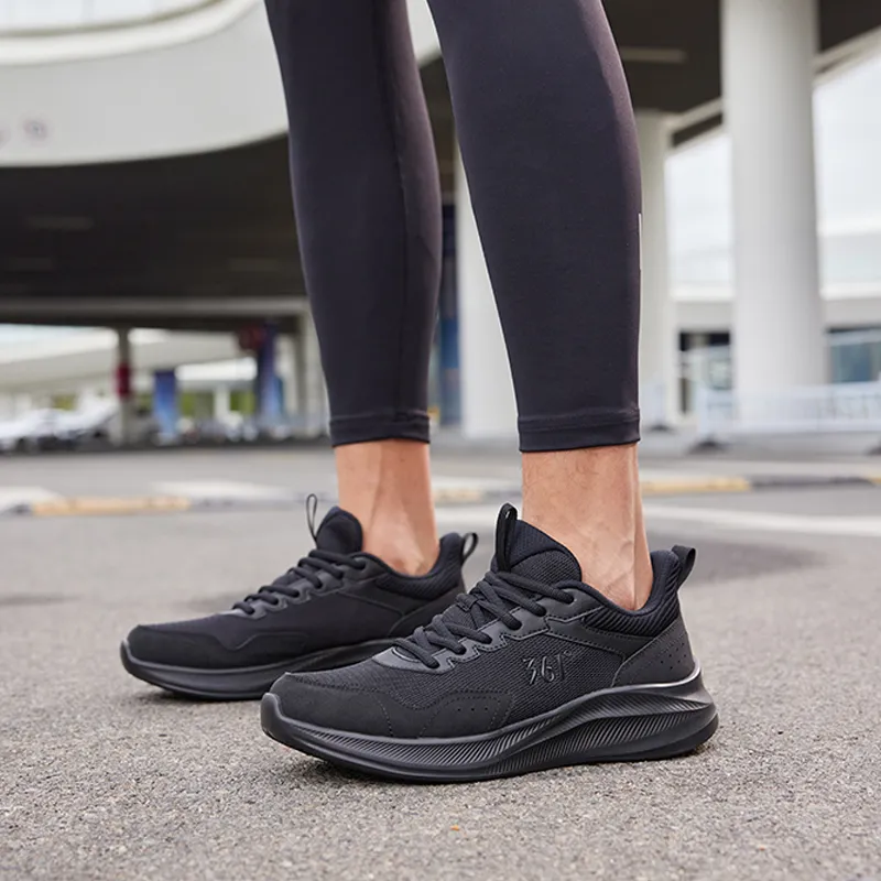 361° Blade 2.0 Cushioned Slip Resistant Low Top Casual Running Shoes Men's Black-5