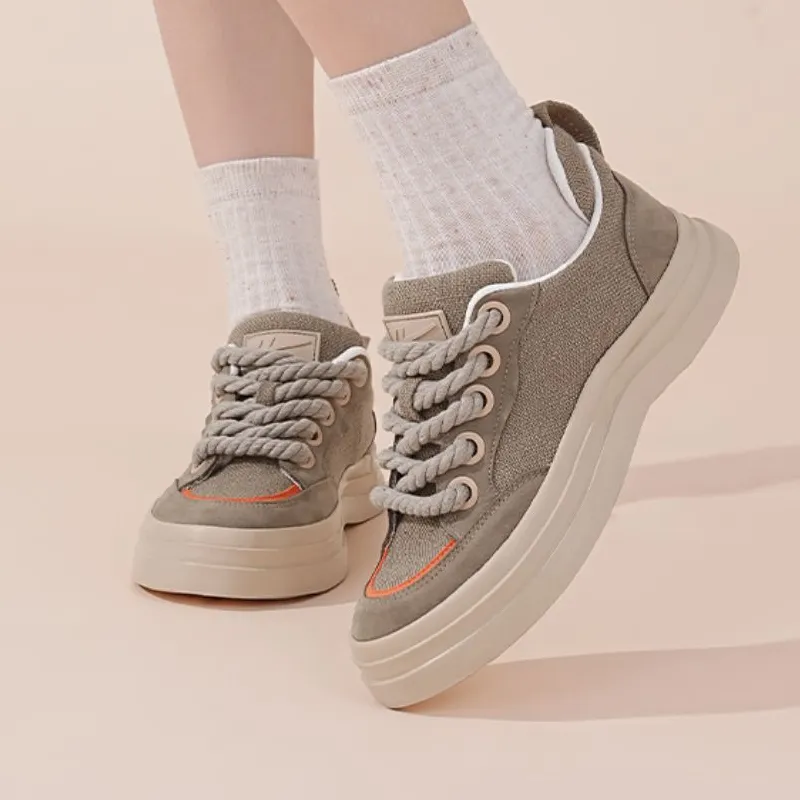 Warrior Sky Power Maillard Style Cushioning Wear Resistant Low Top Casual Shoes Unisex Brown-8