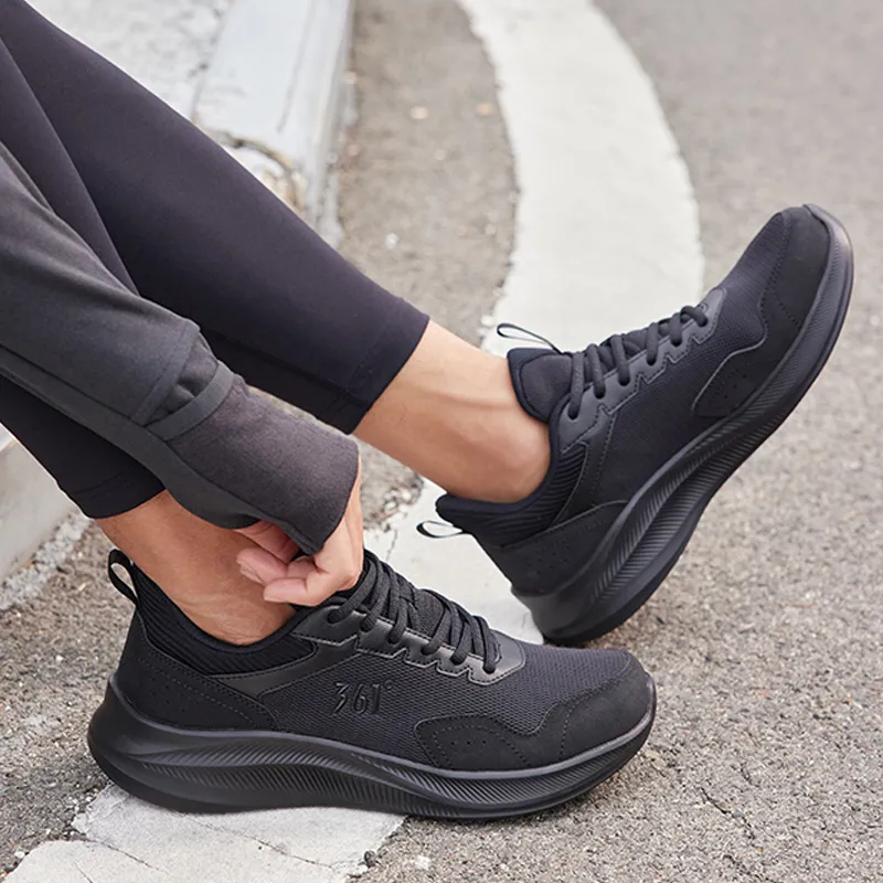 361° Blade 2.0 Cushioned Slip Resistant Low Top Casual Running Shoes Men's Black-9