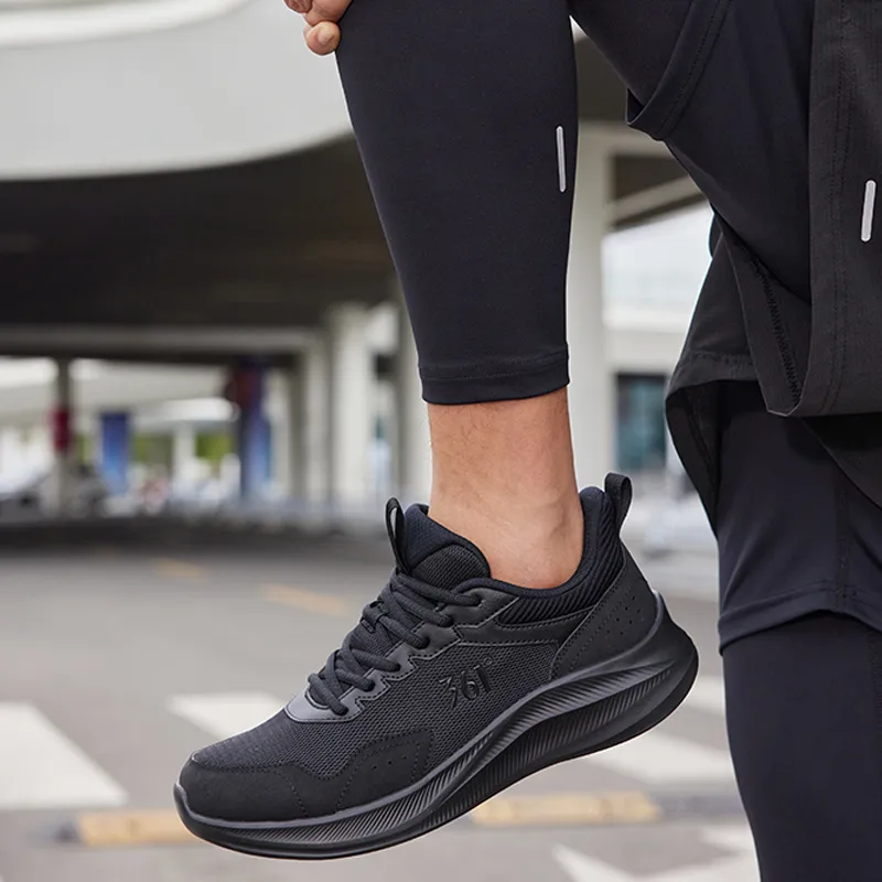 361° Blade 2.0 Cushioned Slip Resistant Low Top Casual Running Shoes Men's Black-7