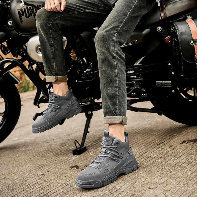 HLA Wear-Resistant Slip-Resistant Short Outdoor Boots Men's-15