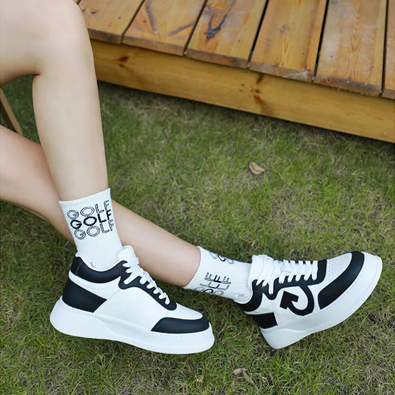 GOLF Thermal Abrasion Resistant High Top Skateboard Shoes 4.5cm Women's-7