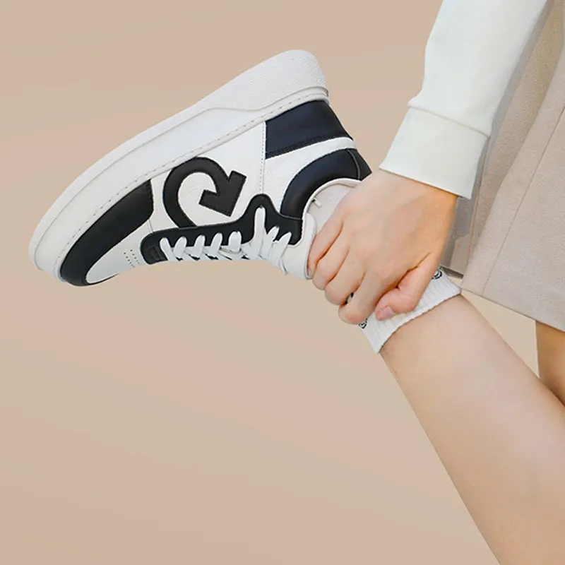 GOLF Thermal Abrasion Resistant High Top Skateboard Shoes 4.5cm Women's-6