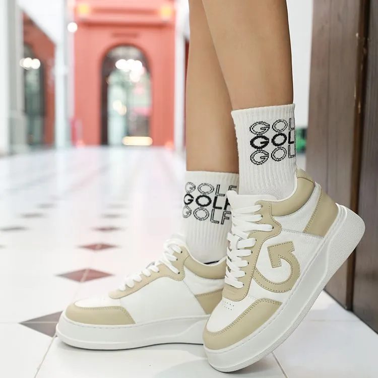 GOLF Thermal Abrasion Resistant High Top Skateboard Shoes 4.5cm Women's-17