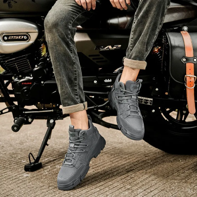 HLA Wear-Resistant Slip-Resistant Short Outdoor Boots Men's-14
