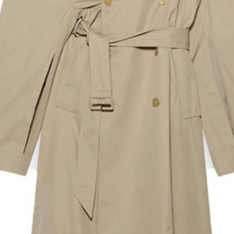 Balenciaga One Shoulder Trench Coat-6