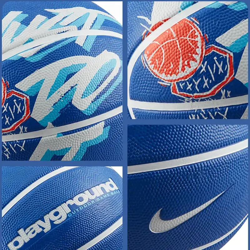 Nike Rubber Basketball Blue Size 5 Training Unisex-5