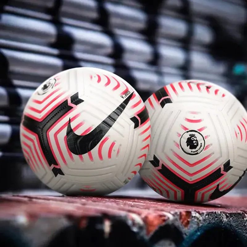 Nike Size 5 Soccer PU Machine Stitched Soccer Ball Unisex White Red Black-4