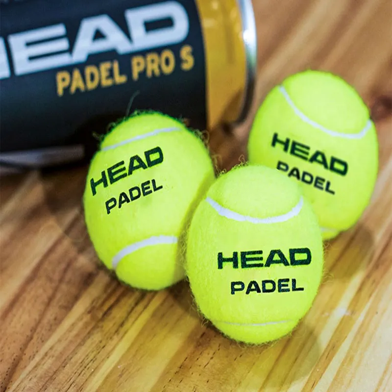 HEAD PADEL Tennis Balls Wool, Nylon, Cotton Match Ball Competition Neon Yellow-2