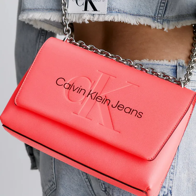 CK/Calvin Klein Polyurethane Portable Crossbody Bag Shoulder Bag Women's Dubarry Blue-3