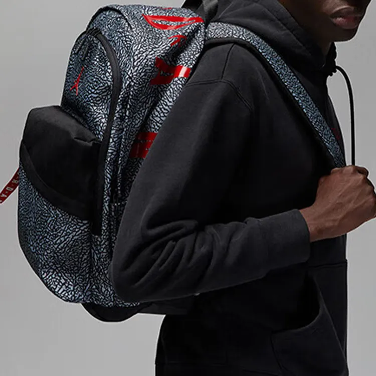 Jordan Fabric Backpack Medium Size Unisex Light Wolf Gray-6
