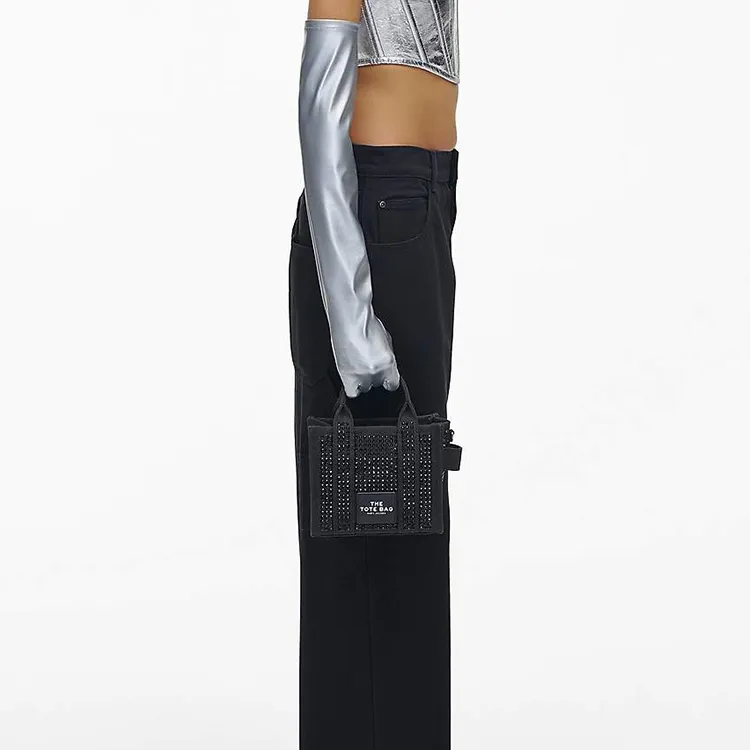 MARC JACOBS The Crystal Canvas Crossbody Tote Bag -5