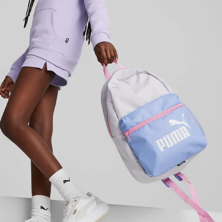 PUMA Polyester Backpack Small Size Women's Purple & Pink-5