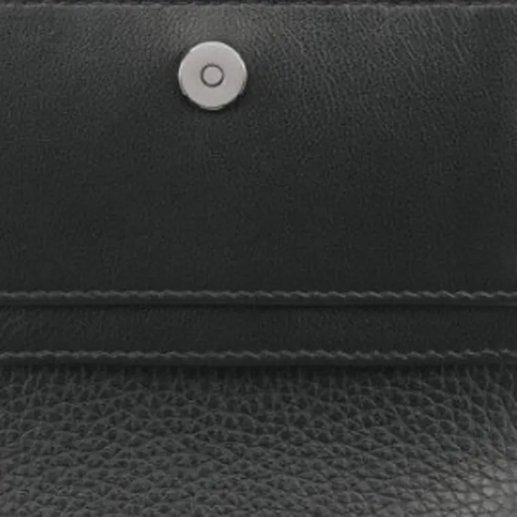 DIOR Grained Calfskin Business Card Holder Men's Black-6