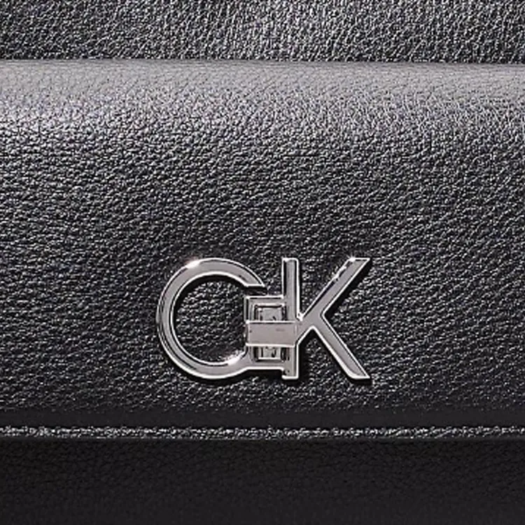 CALVIN KLEIN Polyurethane Shoulder Bag Crossbody Bag Women's Black-2