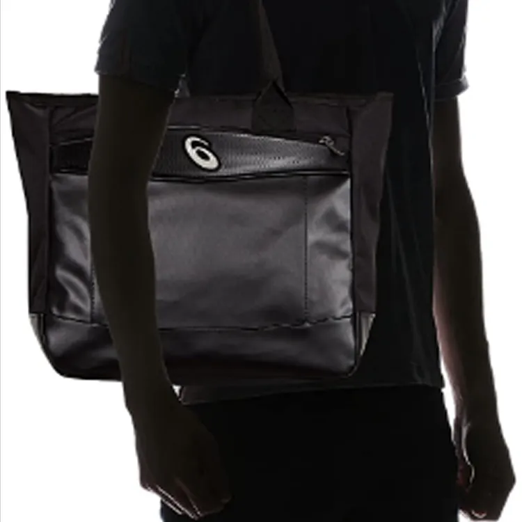 Asics Polyester One Shoulder Handbags Regular Unisex Black-3