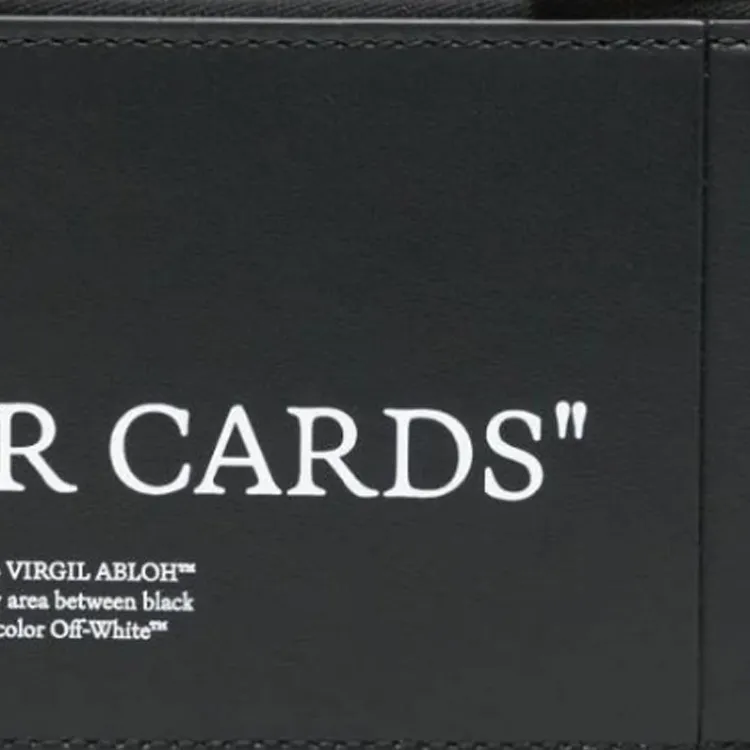 OFF WHITE Zip Up 4 Slot Cardholder-3