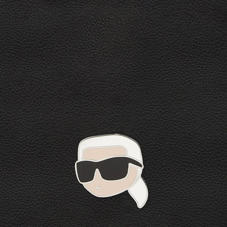Karl Lagerfeld Ikon Pebbled Shoulder Bag-3