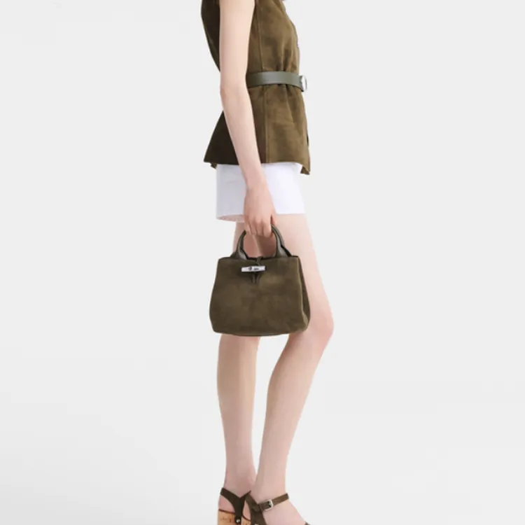 LONGCHAMP Small Le Roseau Tote Bag-3