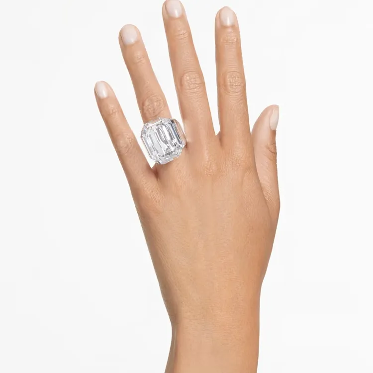 Swarovski Lucent Crystal embellished Sterling Silver Ring-4