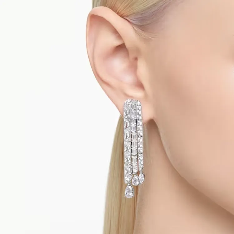 Swarovski Hyperbola Drop Earrings-4