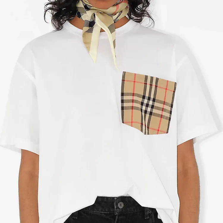 Burberry Vintage Check Skinny Silk Scarf-2