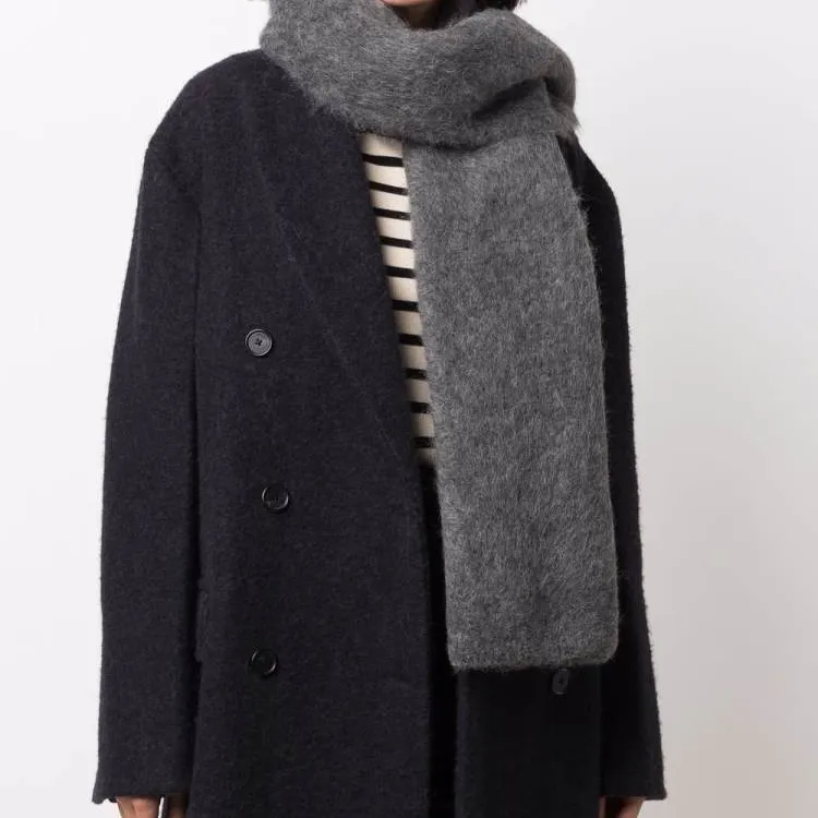 Toteme Knit Scarves Women's Gray-1