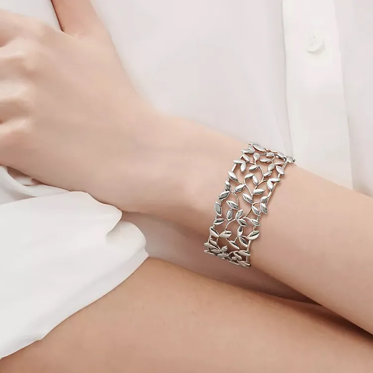 TIFFANY & CO. Sterling Silver Bangles Women's Silver-3
