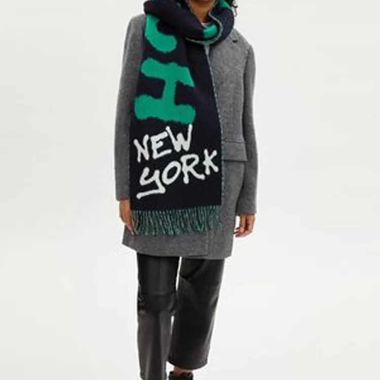 COACH Knit Scarves Unisex Multicolor-3