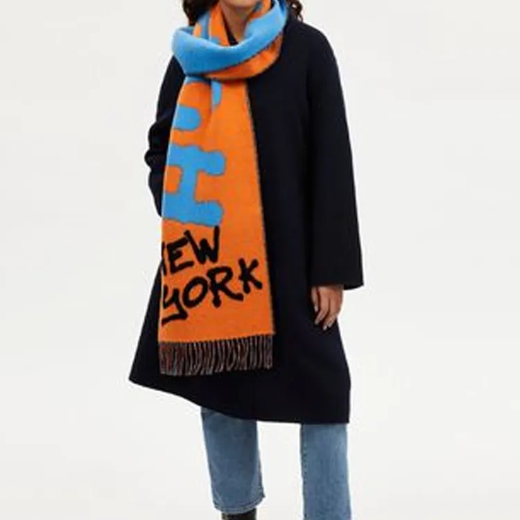 COACH Knit Scarves Unisex Multicolor-1