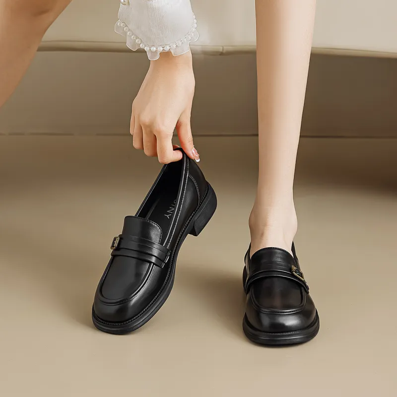 JOSINY Loafers Women's Black-4