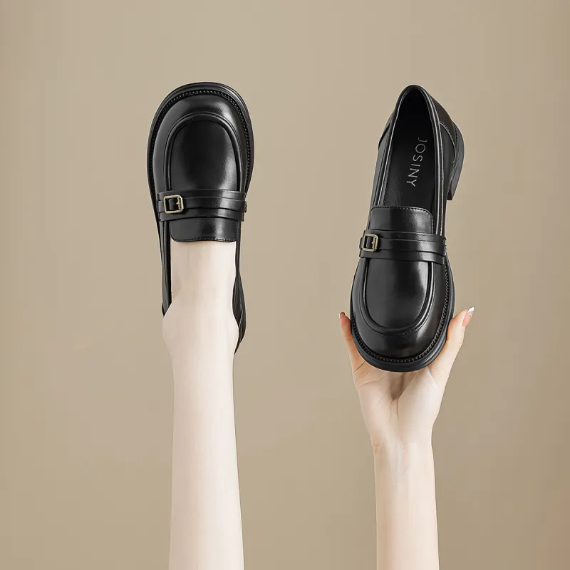 JOSINY Loafers Women's Black-3