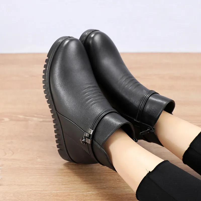 EGCHI Ankle Boots Women's Black-5