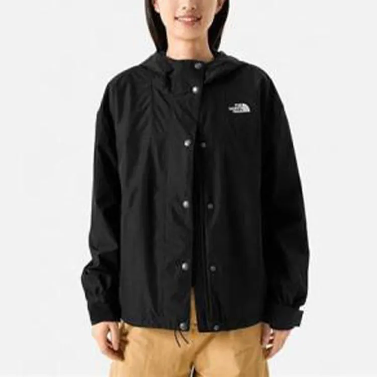THE NORTH FACE UE Series Outdoor Hiking Water Resistant Windproof Breathable Windbreaker Jacket Women's Black-5