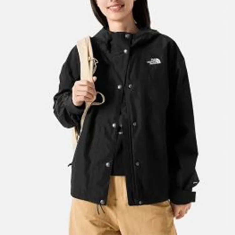 THE NORTH FACE UE Series Outdoor Hiking Water Resistant Windproof Breathable Windbreaker Jacket Women's Black-4