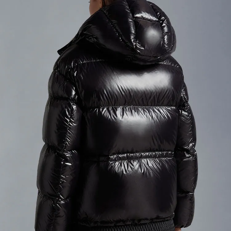 Moncler Women's Abbaye Short Down Jacket Black-4