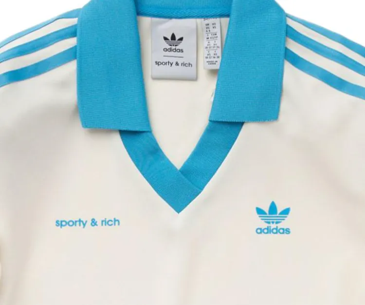 Adidas Originals X Sporty & Rich Soccer Jersey Cream/Baby